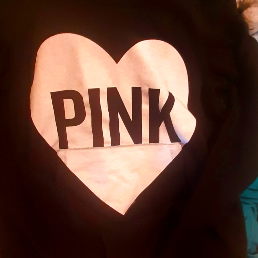 Pink black sweatshirt